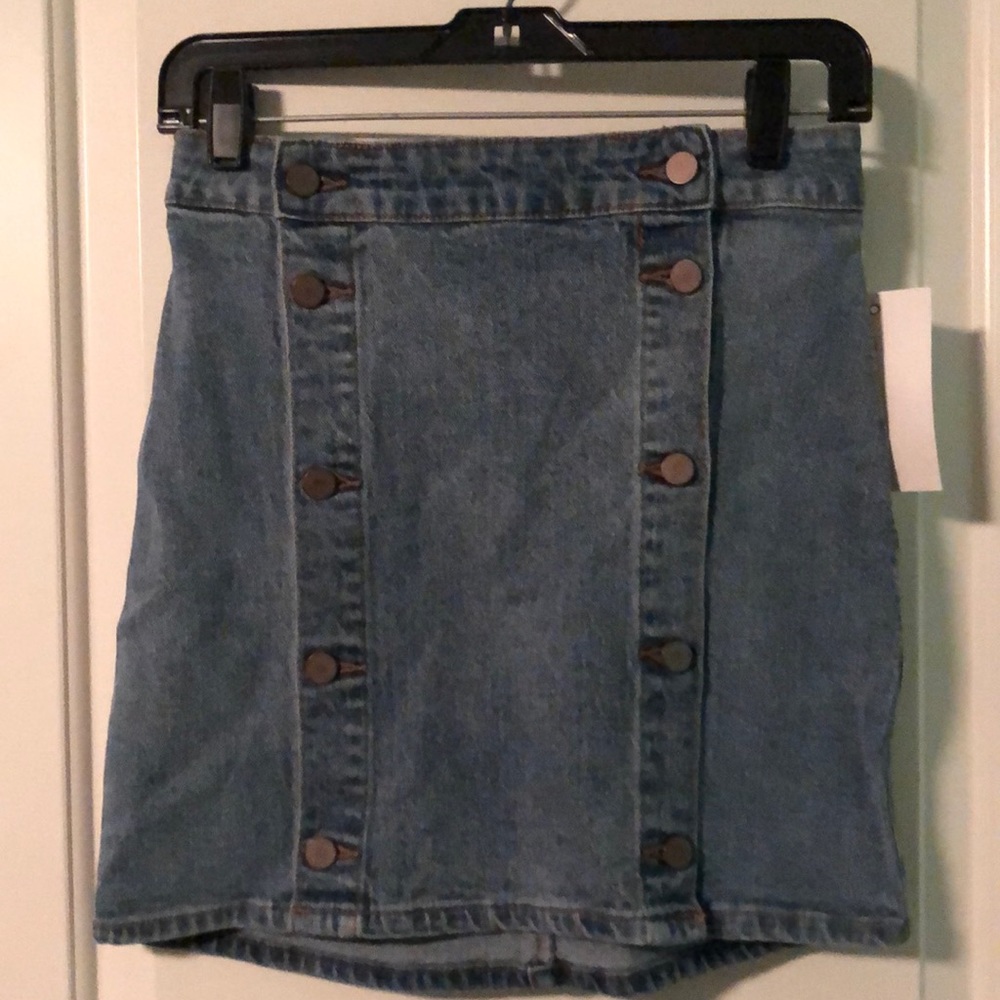PROSPERITY Button Front Denim Jean Skirt Size 25 3/$12 Sale for this item NWT